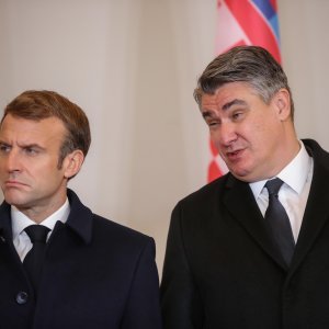 Emmanuel Macron i Zoran Milanović