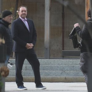 Kevin Spacey na grobu Franje Tuđmana