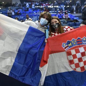 Hrvatski i francuski navijači