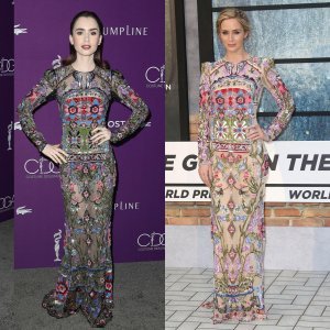 Lily Collins  i Emily Blunt