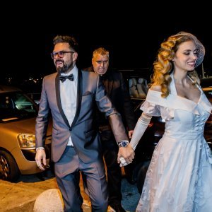 Petar Grašo i Hana Huljić s uzvanicima stigli u restoran