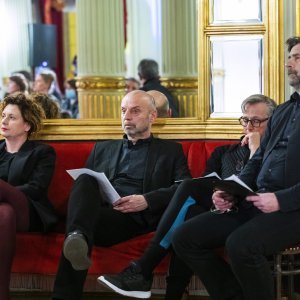 Nina Violic, Goran Grgic, Livio Badurina, Franjo Kuhar.