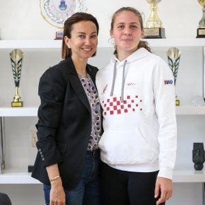 Iva Majoli i Tara Wurth na konferenciji teniske reprezentacije