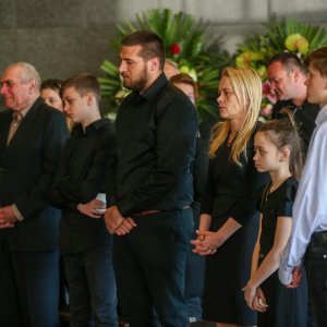 Pogreb trenera Kristijana Schneidera na Krematoriju