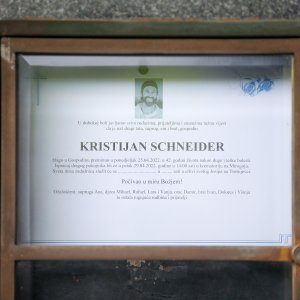 Pogreb trenera Kristijana Schneidera na Krematoriju