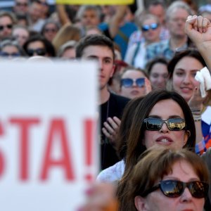 Severina na prosvjedu 'Dosta!' u znak solidarnosti za prekid trudnoće