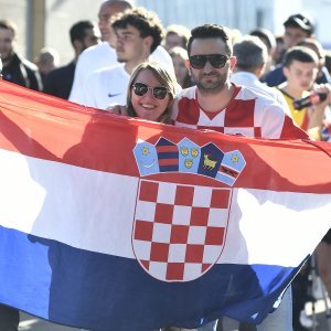 Hrvatski navijači u Parizu
