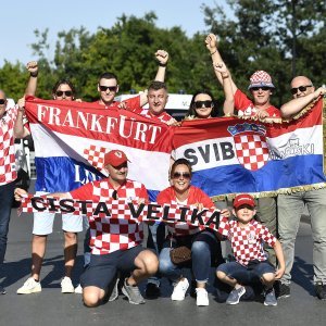 Hrvatski navijači u Parizu