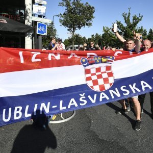 Hrvatski navijači u Parizu