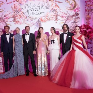 Alexandra od Hanovera, Ben-Sylvester Strautmann, Andrea Casiraghi, Tatiana Santo Domingo, Charlotte Casiraghi, Dimitri Rassam, Pierre Casiraghi, Beatrice Borromeo