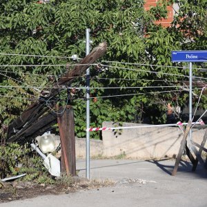 Posljedice požara na području Raslina