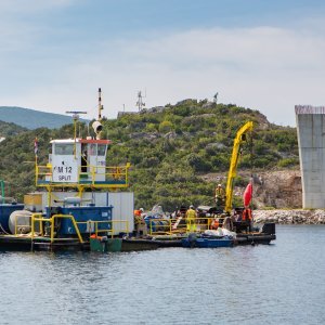 Početak radova na izgradnji Pelješkog mosta u ljeto 2018.