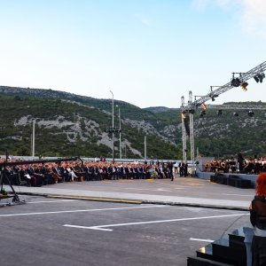 Političari na otvorenju mosta