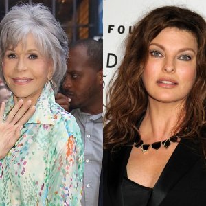 Jane Fonda i Linda Evangelista