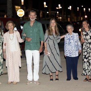 Kraljica Letizia, kralj Felipe, kraljica Sofia, princeze Sofia i Leonor, Irena od Grčke