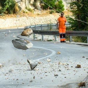 Odron kod Omiša