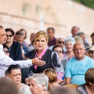 Bivša predsjednica Kolinda Grabar-Kitarović u Mariji Bistrici