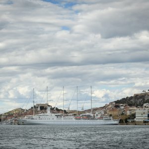 U šibensku luku uplovio je Club Med 2, najveći i najluksuzniji jedrenjak na svijetu