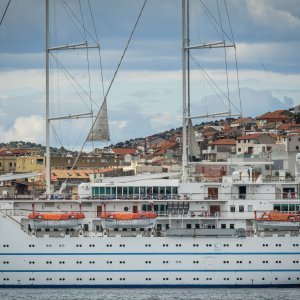 U šibensku luku uplovio je Club Med 2, najveći i najluksuzniji jedrenjak na svijetu