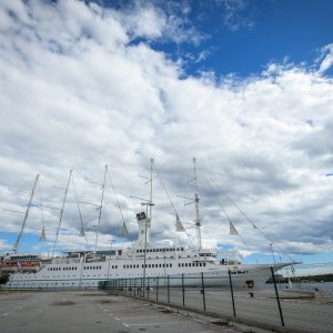 U šibensku luku uplovio je Club Med 2, najveći i najluksuzniji jedrenjak na svijetu