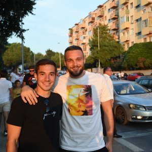 Navijači oko poljudskog stadiona uoči utakmice Hajduka i Villarreala