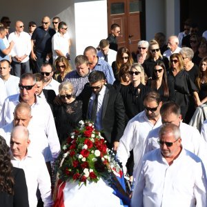 Posljednji ispraćaj Milana Livaje, preminulog oca nogometaša Hajduka Marka Livaje