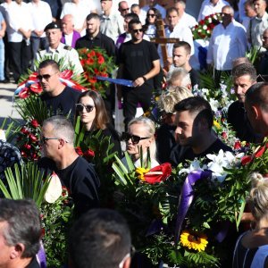 Posljednji ispraćaj Milana Livaje, preminulog oca nogometaša Hajduka Marka Livaje