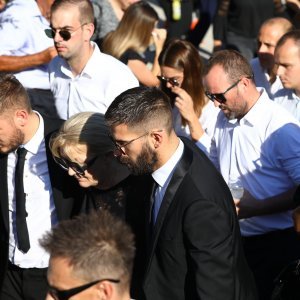 Posljednji ispraćaj Milana Livaje, preminulog oca nogometaša Hajduka Marka Livaje