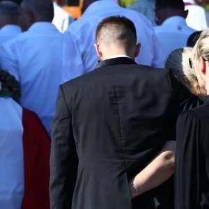 Posljednji ispraćaj Milana Livaje, preminulog oca nogometaša Hajduka Marka Livaje