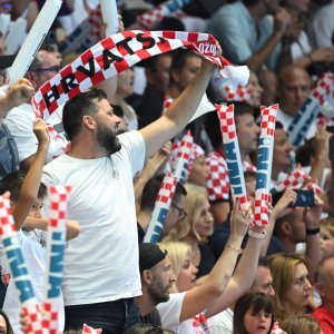 Hrvatski navijači u Spaladium Areni