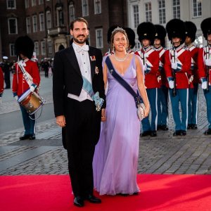 Prince Philippos and Princess Nina of Greece
