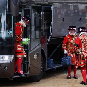 Procesija iz Buckinghamske palače prema Wesminsterskoj palači