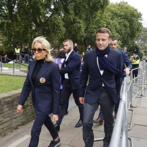 Emmanuel i Brigitte Macron