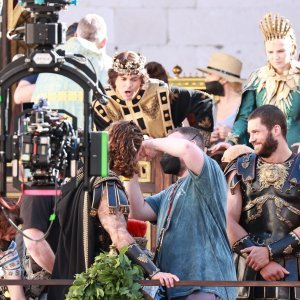 Snimanje serije Vikinzi: Valhalla na Stradunu