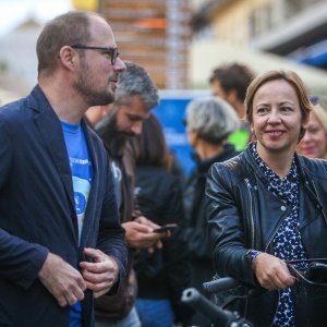 Gradonačelnik Tomislav Tomašević sa zamjenicima na Zagrebačkoj žbici