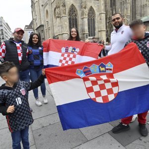 Hrvatski navijači u Beču