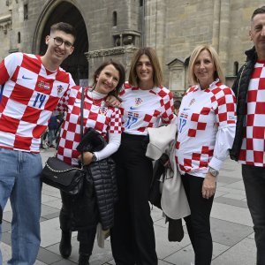 Hrvatski navijači u Beču