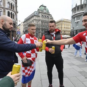 Hrvatski navijači u Beču