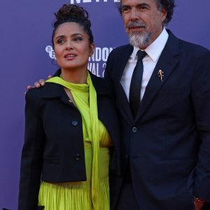 Salma Hayek i redatelj Alejandro Gonzalez Inarritu