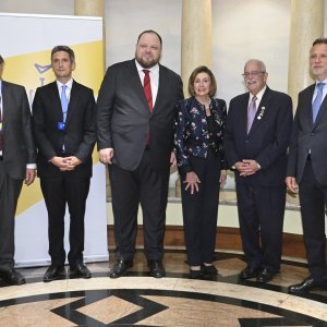 Ruslan Stefančuk, Nancy Pelosi, Gerard E. Connolly, Gordan Jandroković i američka delegacija