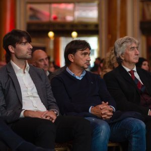 Marijan Kustić, Vedran Ćorluka, Zlatko Dalić,Martin Novoselec