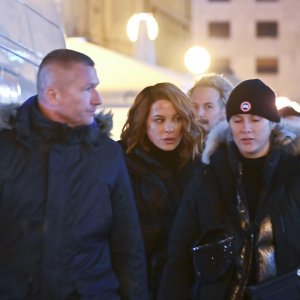 Kate Beckinsale na setu filma 'Canary Black'