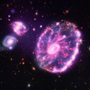 Ovako galaksija Vrtuljak izgleda snimana u rendgenskom spektru