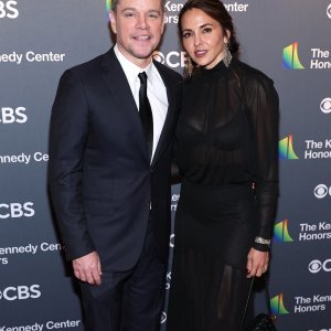 Matt Damon i Luciana Barroso