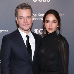 Matt Damon i Luciana Barroso