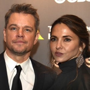 Matt Damon i Luciana Barroso