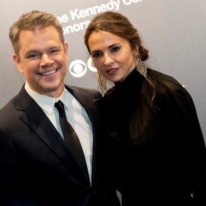 Matt Damon i Luciana Barroso