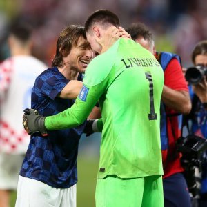 Luka Modrić i Dominik Livaković