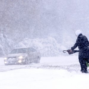 Snijeg u Zagrebu 2012. godine