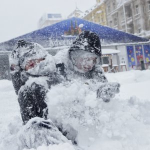 Snijeg u Zagrebu 2012. godine